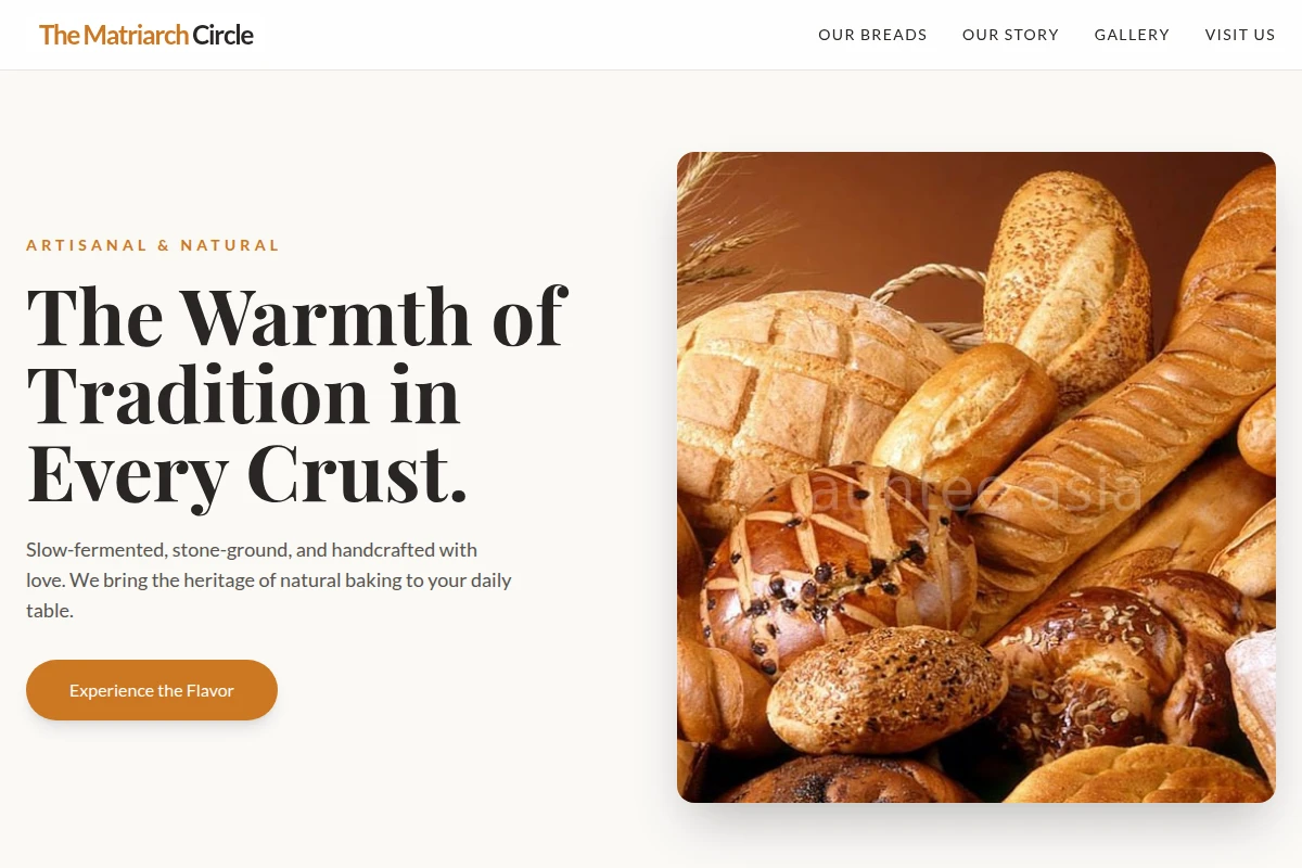 Premium Asian Fusion Food Website Design